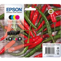 Click to view product details and reviews for Epson 503 Chilli Cyan Magenta Yellow Black Ink Cartridges Multipack. Click to view product details and reviews for Epson 503 Chilli Cyan Magenta Yellow Black Ink Cartridges Multipack.