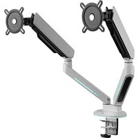 ONE FOR ALL DM8220 Universal Gaming Dual Arm 21-45" Monitor Desk Mount - White