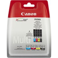 CANON CLI-551 Cyan, Magenta, Yellow & Black Ink Cartridges - Multipack