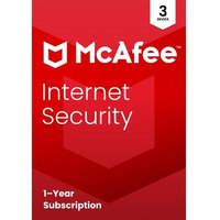 MCAFEE Internet Security - 1 year for 3 devices