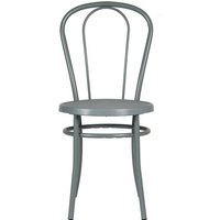 TEKNIK Urban Bistro Metal Chair - Dove Grey, Set of 4
