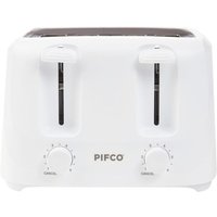PIFCO Home Essential 204707 4-Slice Toaster - White