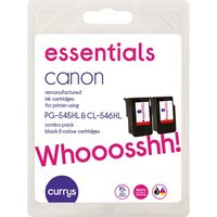 Click to view product details and reviews for Essentials Canon Pg 545 Xl Cl 546 Xl Black Tri Colour Ink Cartridges. Click to view product details and reviews for Essentials Canon Pg 545 Xl Cl 546 Xl Black Tri Colour Ink Cartridges.