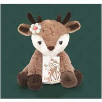 Aroma Home Daisy Deer Microwavable Hottie Plush Toy in Brown