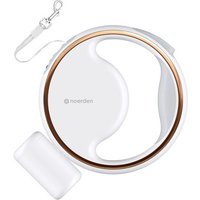 Noerden Lumi Leash (4-in-1 Reflective Leash With LED Torch & Poop Bag Dispenser), White
