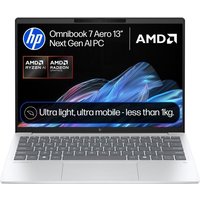 HP OmniBook 7 Aero NGAI 13.3" Laptop - AMD Ryzen AI 5, 512 GB SSD, Glacier Silver