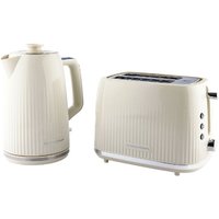 HAMILTON BEACH Miami HBMIAS Jug Kettle & 2-Slice Toaster Bundle - Sand