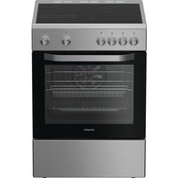 Hotpoint Cooker H6V5KMX/UK Hotpoint 60cm Freestanding Electric Single Cooker with Multiflow