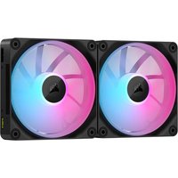 CORSAIR iCUE Link LX RGB Series 140 mm Case Fan - RGB LED, Twin pack