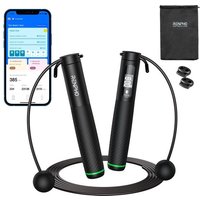 Branded RENPHO Smart Skipping Rope with LCD Counter, Bluetooth Fitness Tracking & Adjustable Cable | Wowcher