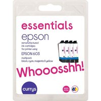 Click to view product details and reviews for Essentials Epson 603 Starfish Cyan Magenta Yellow Black Ink Cartridges Multipack. Click to view product details and reviews for Essentials Epson 603 Starfish Cyan Magenta Yellow Black Ink Cartridges Multipack.