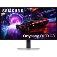 SAMSUNG Odyssey G8 LS32FG810SUXXU 4K Ultra HD 32" QD-OLED Smart Gaming Monitor - Silver