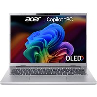 ACER Aspire 14 AI OLED 14" Refurbished Laptop, Copilot+ PC - Intel® Core™ Ultra 5, 512 GB SSD, Silver (Very Good Condition)