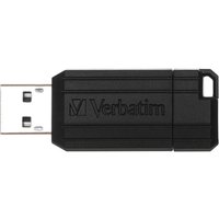 VERBATIM PinStripe USB 2.0 Memory Stick - 64 GB, Black