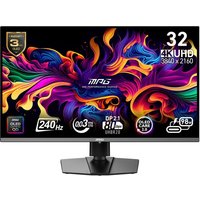 MSI MPG 322URX 4K Ultra HD 32" Quantum Dot QD-OLED Gaming Monitor - Black