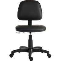 Teknik Ergo Blaster Medium Back Wipe Clean Operator Office Chair - Black, Black
