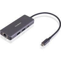 SANDSTROM S6IN1LA26 6-port USB Type-C Connection Hub