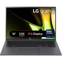 LG gram 16 16Z90S-G.AR56A1 16" Refurbished Laptop - Intel® Core™ Ultra 5, 512 GB SSD, Dark Grey (Very Good Condition)
