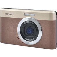 Kodak PIXPRO C1 13MP 4x Digital Zoom Compact Camera - Brown (Camera Only)