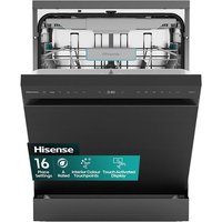 Hisense Hi6 Freestanding Dishwasher - Inverter Motor A-Rated Black