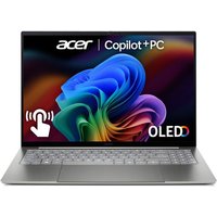 ACER Swift 16 AI 16" Laptop, Copilot+ PC - Intel® Core™ Ultra X7, 1 TB SSD, Black