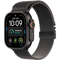 APPLE Watch Ultra 4 Cellular - 49 mm Black Titanium Case with Black Titanium Milanese Loop, Large