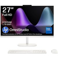 HP OmniStudio 27-cu0003na 27" All-in-One PC - Intel® Core™ 5, 1 TB SSD, Cotton White