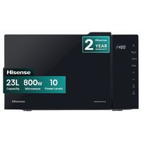Hisense H23MOBS5H4UK 23L 800W Solo Microwave - Black