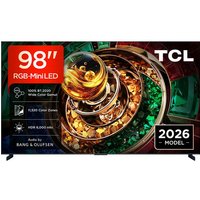 TCL RM9L RGB-Mini LED TV 98", 4K UHD (3840 x 2160), 144 Hz, RGB-Mini LED, WHVA 2.0 Ultra, HDR 4000, TSR AiPQ Processor, AMD FreeSync Premium Pro, Dolby Vision, Dolby Atmos, Bang & Olufsen, Google TV, EEI F/G