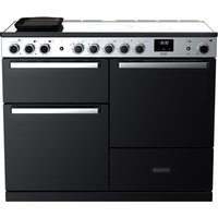 RANGEMASTER Edge Deluxe EDDL100EIGBLK/CM1 100 cm Electric Induction Range Cooker - Black & Chrome