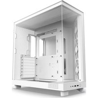 NZXT H6 FLOW ATX Mid-Tower PC Case - White