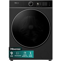 HISENSE KitchenFit 5i Series WF5I9043BBFS WiFi-enabled 9 kg 1400 Spin Washing Machine - Black