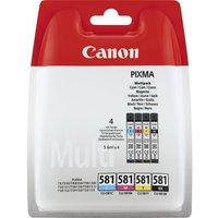 CANON CLI-581 Cyan, Magenta, Yellow & Black Ink Cartridges - Multipack