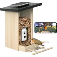 BIRDFY Ebony Lite Smart Bird Feeder with Camera and Solar Panel