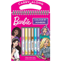 Barbie Kleur-Op-Nummer Activiteitenset