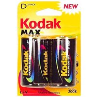 Kodak Max Alkaline D/LR20 Batterijen - 2 stuks