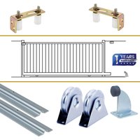Buy Premium Sliding Gate Kit - 6m Tracks, Rollers, Guide Brackets, and a Stopper