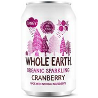 Whole Earth Whole Earth Lightly Sparkling Organic Cranberry 330ml