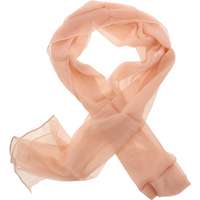 Rayon Crinckle Salmon Duppata Scarf