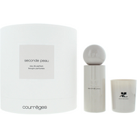 Courrèges Seconde Peau 2 Piece Gift Set: Eau de Parfum 100ml - Candle 75g