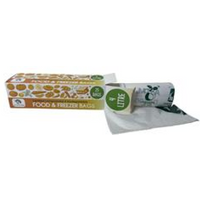 Eco Green Living 4 Litre Certified Compostable Food & Freezer Bags -25 bags
