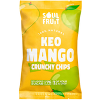 Soul Fruit Soul Fruit - Freeze Dried Mango Crisps 20g