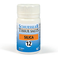 Schuessler No 12 Silica Tissue Salts 125 Tabs
