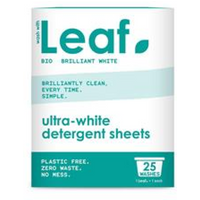 Wash With Leaf Leaf Brilliant White Laundry Detergent Sheets 25pack