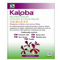 Schwabe Kaloba Pelargonium Cough & Cold Relief Tablets 30s