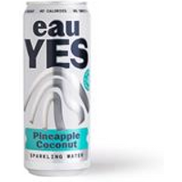 eauYES Sparkling Mineral Water eauYES Pineapple Coconut Sparkling Mineral Water 330ml