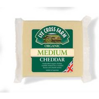 Lye Cross Farm Organic Medium Cheddar 245g