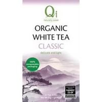 Qi Organic Fair Trade White Tea 50g / 25 Tea bags