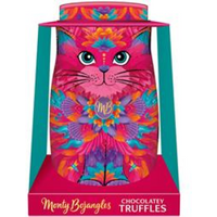 Monty Bojangles Sunset Samba Cat Tin Gift with Choccy Scoffy Dusted Truffles 135g