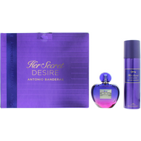 Antonio Banderas Her Secret Desire 2 Piece Gift Set: Eau de Toilette 80ml - Deod